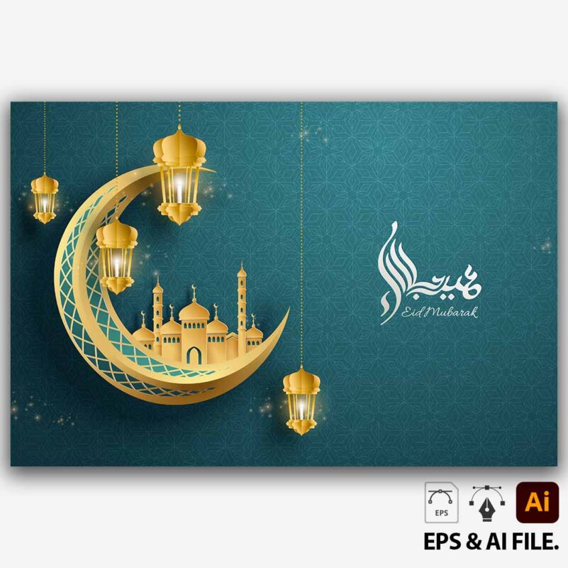 Islamic-Background-With-Moon-3d-Vector-Design-Ramadan-2024