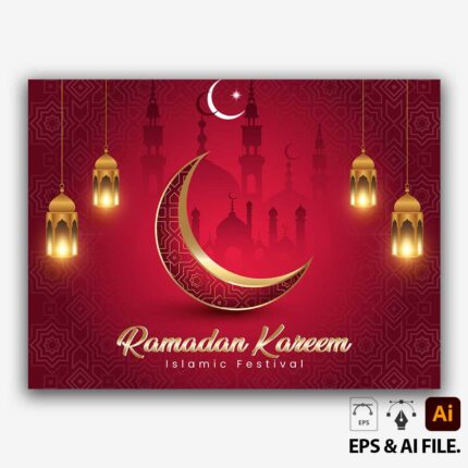 Ramadan-Islamic-Background-2024-with-moon-red-background